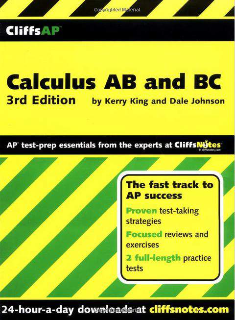 Cliffs AP: Calculus AB & BC, 3rd Edition