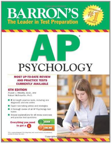 Barron's AP Psychology, 6th Edition